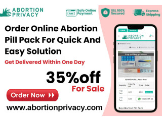 Order Online Abortion Pill Pack For Quick And Easy Solution