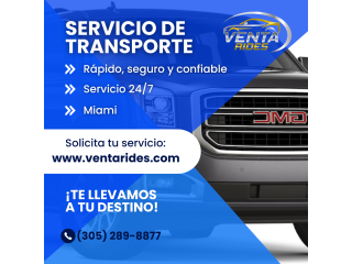 Servicio de transporte en Autos de Lujo al mejor precio en todo Miami